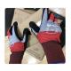Red Grey Silicone Free Warehousing And Transportation Firm Grip Women's Gloves