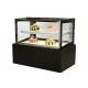 Straight Glass Door Bread Refrigerated Cake Display Double Layer Air Cooling