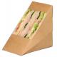Matt Lamination Firm Light Sandwich Paper Box 4.8''X4.8''X2.8'' With Window