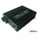 Fast Ethernet Optical Fiber Media Converter With WDM 1x9 Optical Module SM 40Km