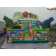 Waterproof Rent Inflatable Slide , Jungle Big Inflatable Slide Slip For Children