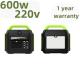 600W 110/220V-50Hz/60Hz Portable Power Station Solar Generator for Direct Distribution