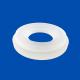 Perforated Machining Quartz Glass Ring Shaped CNC Parts Frosting Color