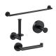 Contemporary Hotel Bath Hardware Sets Luxury Stainless Steel 304 Black
