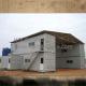 Galvanized Steel Prefab Container House With Four Flat-packed Cabins Used as Dorm