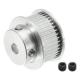 40 Teeth 5mm Bore TimingPulley Synchronous Wheel Silver,for 3D Printer Belts, CNC Machine