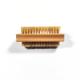 2 Sided Beech Household Cleaning Brush Wooden Handle Square Nails