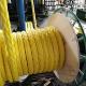 56mmx220m UHMWPE Braided Rope 12 Strand With Yellow Color ABS Approved