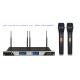 820/TRUE DIVERSITY professional infrared selectable frequency dual channel wireless microphone