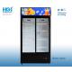HGI HIPS Material Upright Drinks Display Fridge Vertical Freezer Glass Door 600L