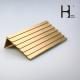 Solid Brass Extruding Profiles for Anti-slip Strip for Stairs Copper Non-slip Nosings Customized Size Shape Big Factory