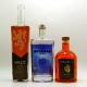 500ml Square Glass Bottle for Beverage Liquor Brandy Whiskey Vodka Gin Rum Decal Label
