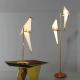 Bird Perch Floor Standing Lamps Modern Decorative 40 * 158cm Size White Finish