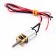 ASLONG JGA12-N20 Custom Threaded Shaft With Lead Wire 6V 10-1500RPM Micro DC Reduction Motor Brushed DC Motor