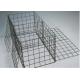 HBGB 6mm Dia ISO 9001 Gabion Stone Wall Fence Metal Cage Filled With Rocks