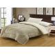 Solid Coral Fleece Quilt Bedding Sets 160x240 220x240 240x260cm No Bleaching