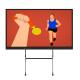 Interactive Touch Screen Monitor 98 Inch Smart TV With Android Windows OS Webcam Mic Internet For Meeting Room Teaching