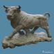 Modern Marble Stone Carving Sculpture Bull Statue For Garden Decoration