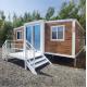 40ft Luxury Expandable Shipping Container House Steel Construction ISO9001 ISO45001 CE