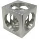 ASTM Standard Model NO. CM036 Metal Cube CNC Milling Part with and ASTM Standard