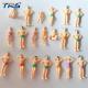 1:50 scale model ABS plastic swimming figure 3.5cm for model building material