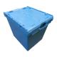 Eco Friendly 570 X 720 Plastic Moving Boxes With Lids 35kg Loading Capacity