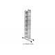 Silver 4X7 26.57ft Multipurpose Aluminium Foldable Ladder