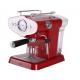 Retro Design Espresso Coffee Machine Electric Coffee Maker For Home Use Red Color High Quality Plastic 1L Water Tank