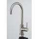 cold hot Kitchen Faucets W01-006 with sprayer Stainless steel brushed finished Kitchen Fixtures