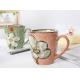 Hand Painting Ceramic Mugs Coffee Eco Friendly Dishwasher Safe Cadmium Free