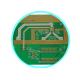 4 Layer Immersion Gold Rogers PCB Board , printed pcb board In Panel Format