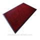 Machine washable red nylon material rubber backing door mat