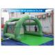 Green Paintball Enclosures Durable Inflatable Sports Dome Tent for Interactive Sports