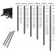 Australian/NZ Style Cheap Y posts/galvanized and Black bitumen coated Star pickets posts/ China wholesale best sales sta