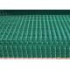 PVC Coated Wire Mesh Fence Panels For Highway / Construction Green Color