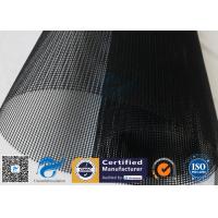 4X4MM Black PTFE Coated Fiberglass Mesh Fabric Conveyor Belt Heat Sealer