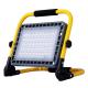 Metal Case LED Rechargeable Portable Work Light 100W 1500lm Yellow Color