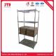 80 - 200kgs Wire Metal Shelving Multifunction For Grocery Shop