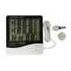 White Color Digital Weather Thermometer , Digital Indoor Outdoor Thermometer