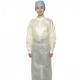 Aami Level Yellow Disposable Isolation Gown Medical Isolation Clothing