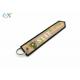 Fashionable Embroidered Woven Keychain With Metal Ring For Motorcycle