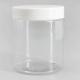 Transparent Snacks Storage 83mm 250ml Empty Cosmetic Containers