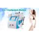 Portable 5 In 1 Cryolipolysis Slimming Machine With Lipo Laser / Cavitation / RF