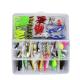 Crank Minnow Popper Fishing Tackle Box Kit Baits Hooks Fishing Tackle Box Accessories
