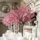 Wedding Decoration Table Pink Tree Romantic Centerpiece Party Gift Wedding Pink Table Artificial Tree