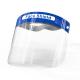CE FDA Protective Face Shield PET Clear Plastic Face Shield High Transparency