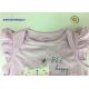 Front Graphic Screen Newborn Baby Bodysuits Shirring Cap For Baby Girl