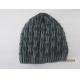 Acrylic knitted hat with jacquard technology and fleece lining inside