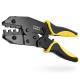 Ratcheting Wire Crimper Tool For Heat Shrink Connectors 10-20 AWG Yellow