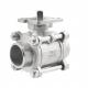 304 Three-piece welded high platform butt welded ball valve Stainless steel 316 welded three-piece ball valve Q61F